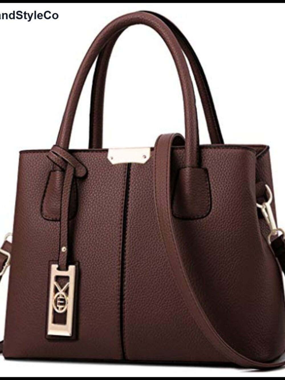 Women's Satchel Handbag PU Leather Tote Shoulder Bag Crossbody Purse